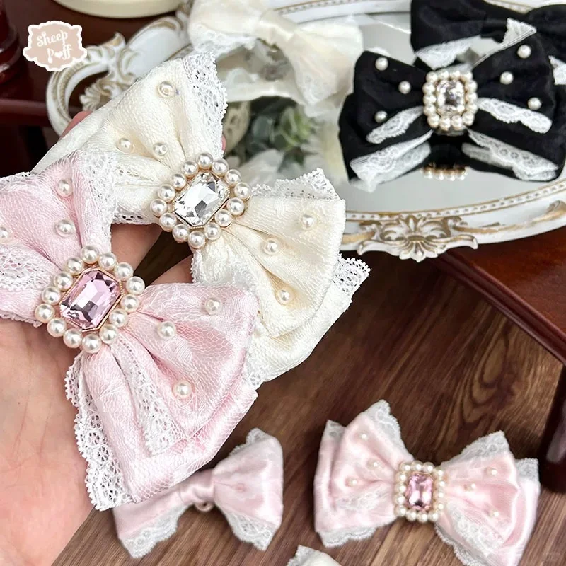 收绵羊泡芙恋恋蕾丝粉色鞋夹