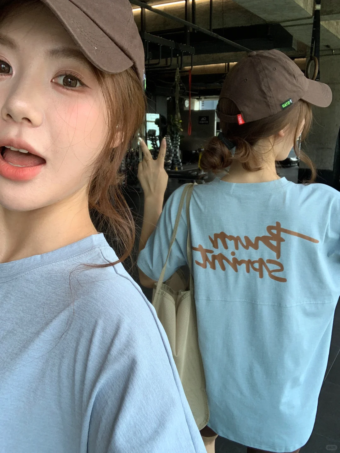 来看美女（和她的汗珠）💦