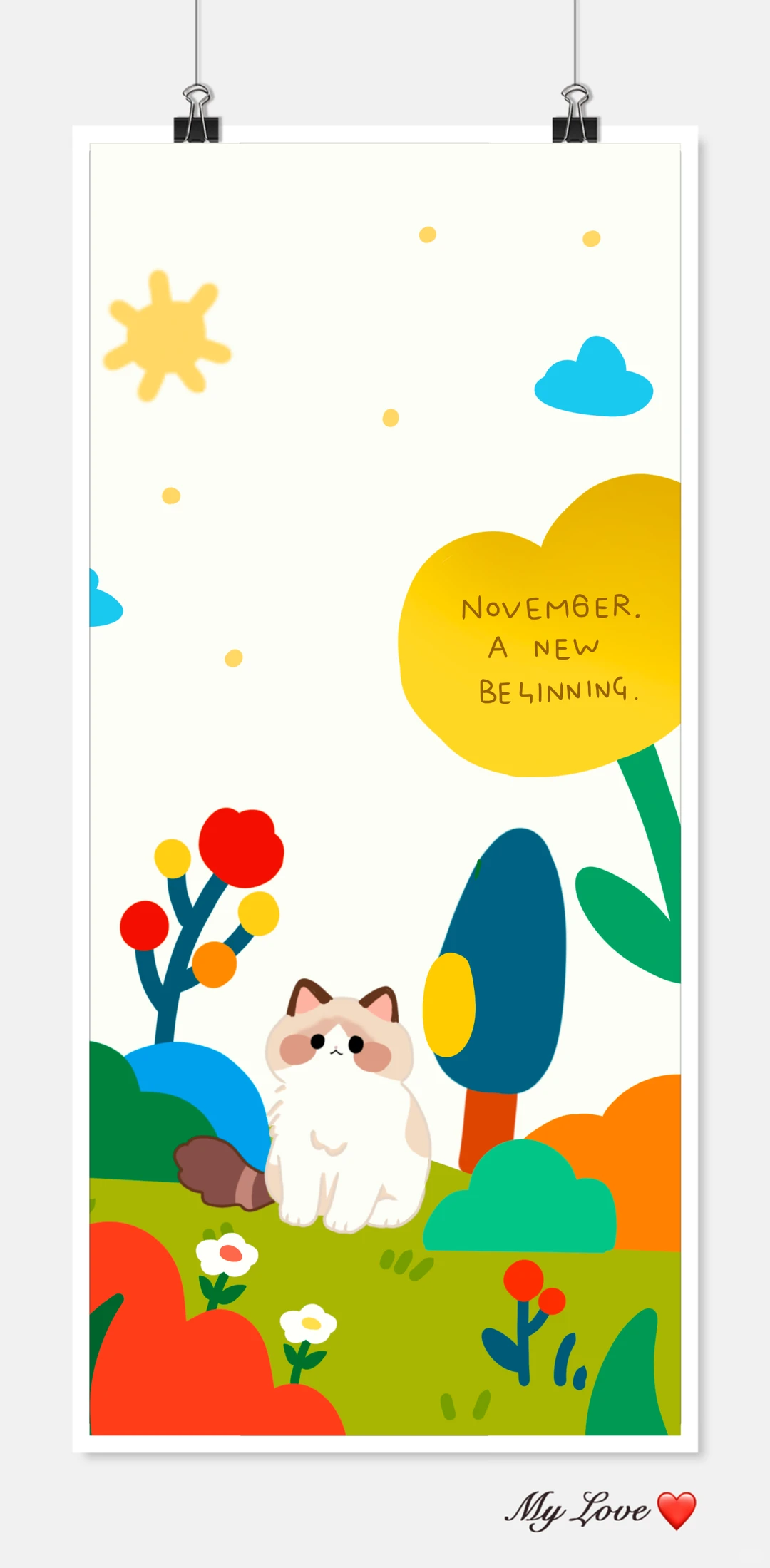 多巴胺猫猫壁纸🐱~