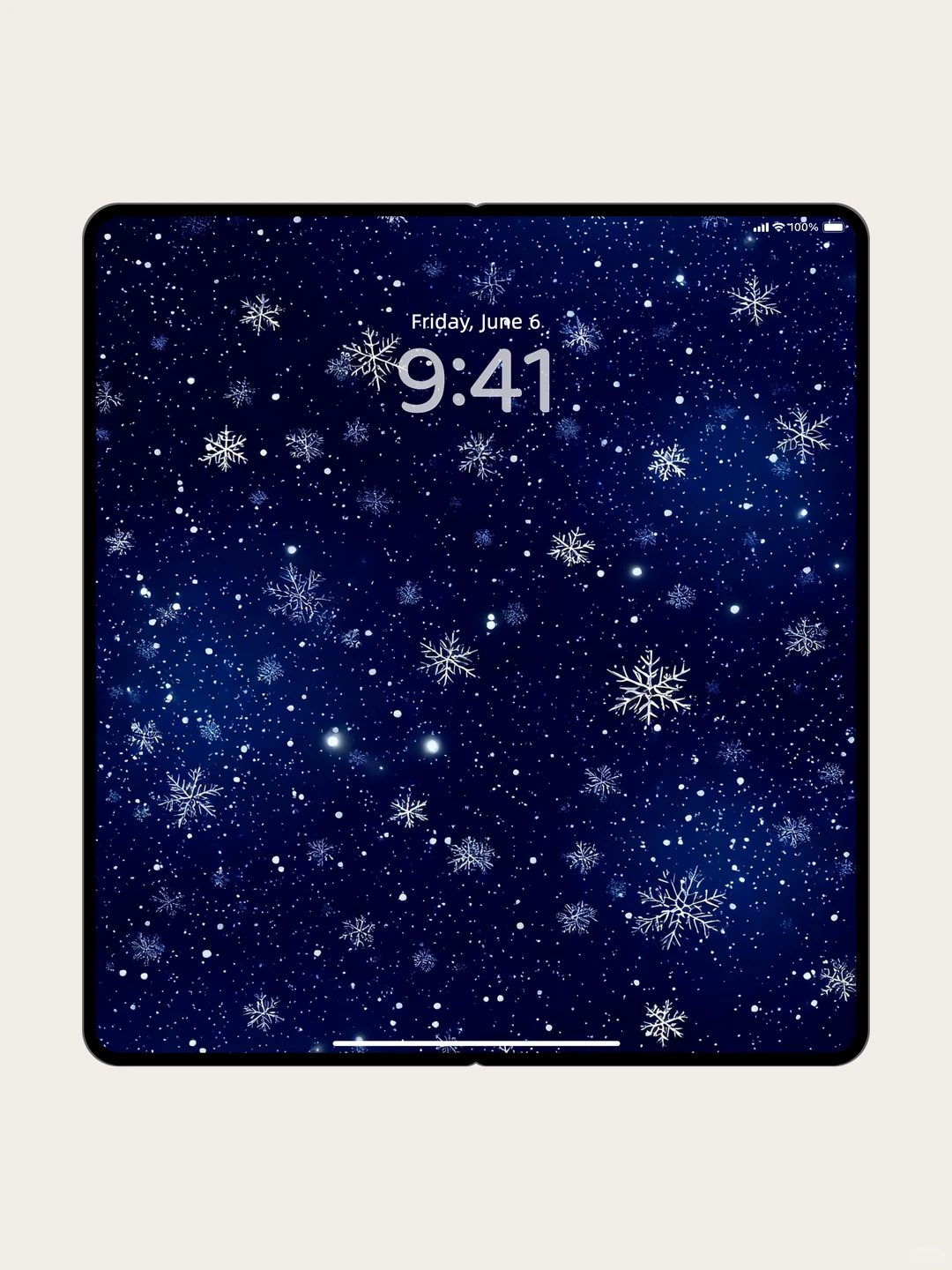 壁纸 | blingbling的雪花飘落