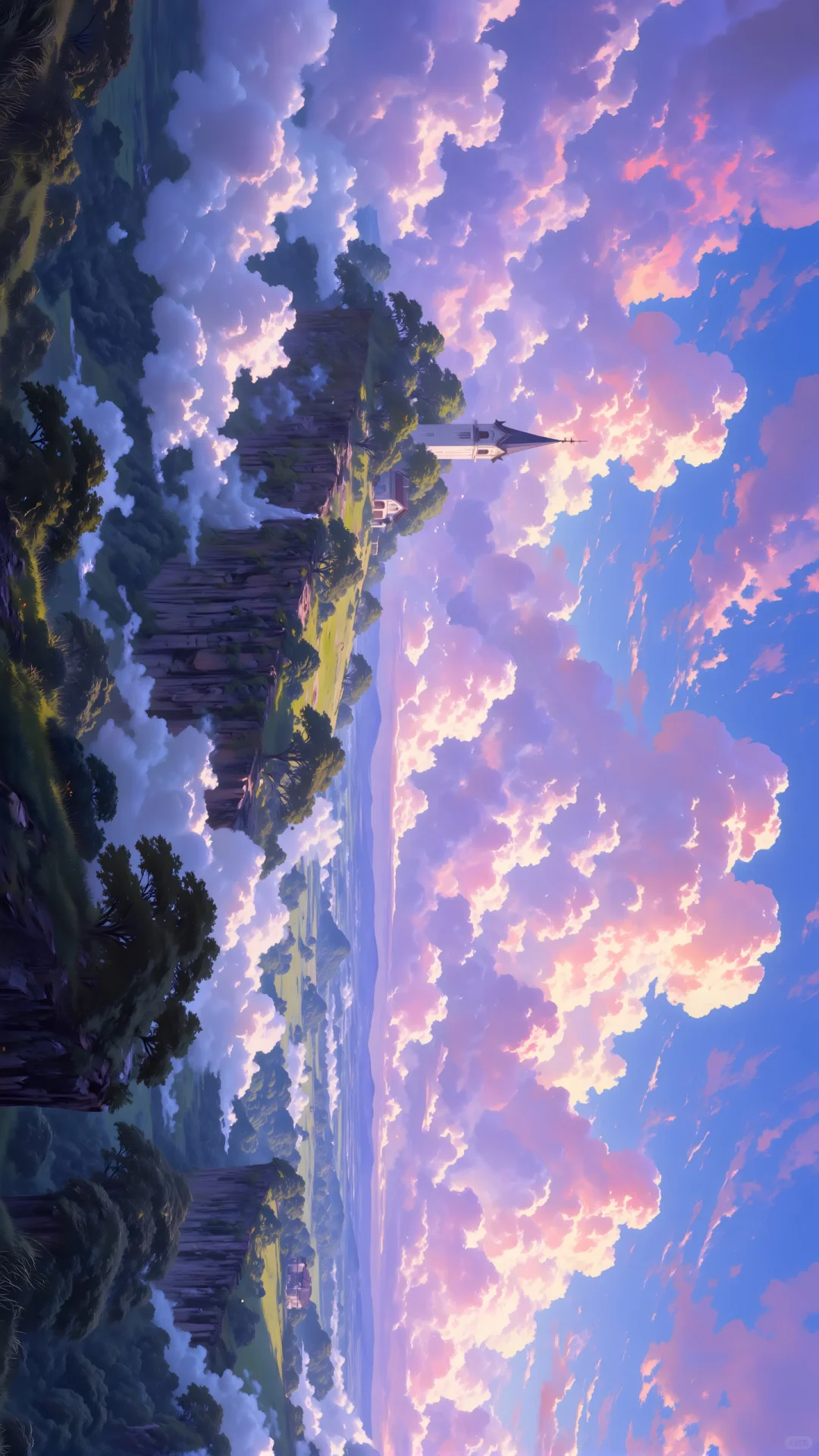 电脑壁纸 027-紫色天空