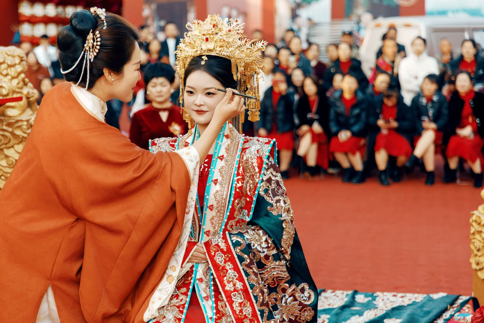 被这场汉服婚礼惊艳到了‼️