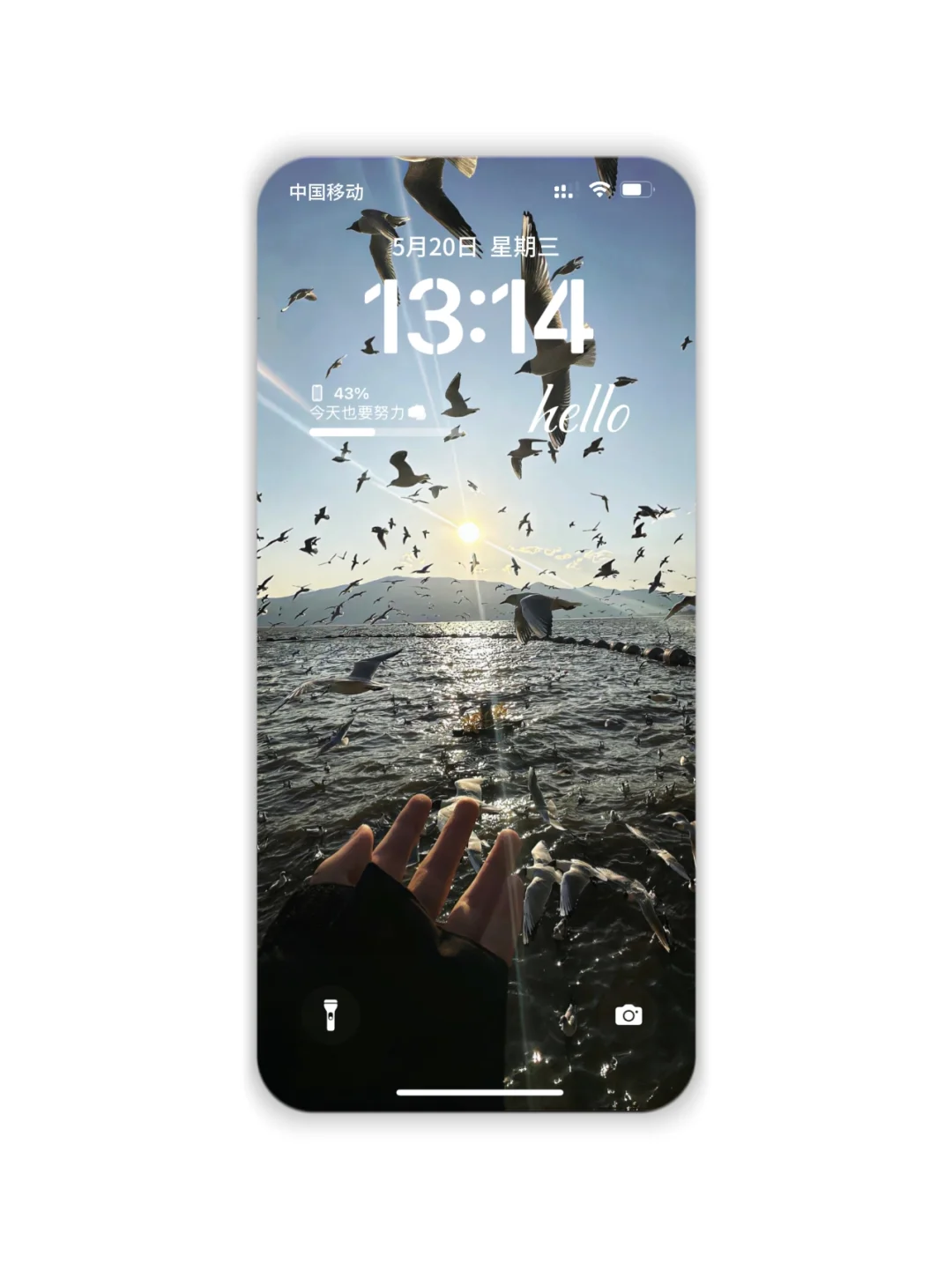 天！这壁纸也太有意境了！🌊