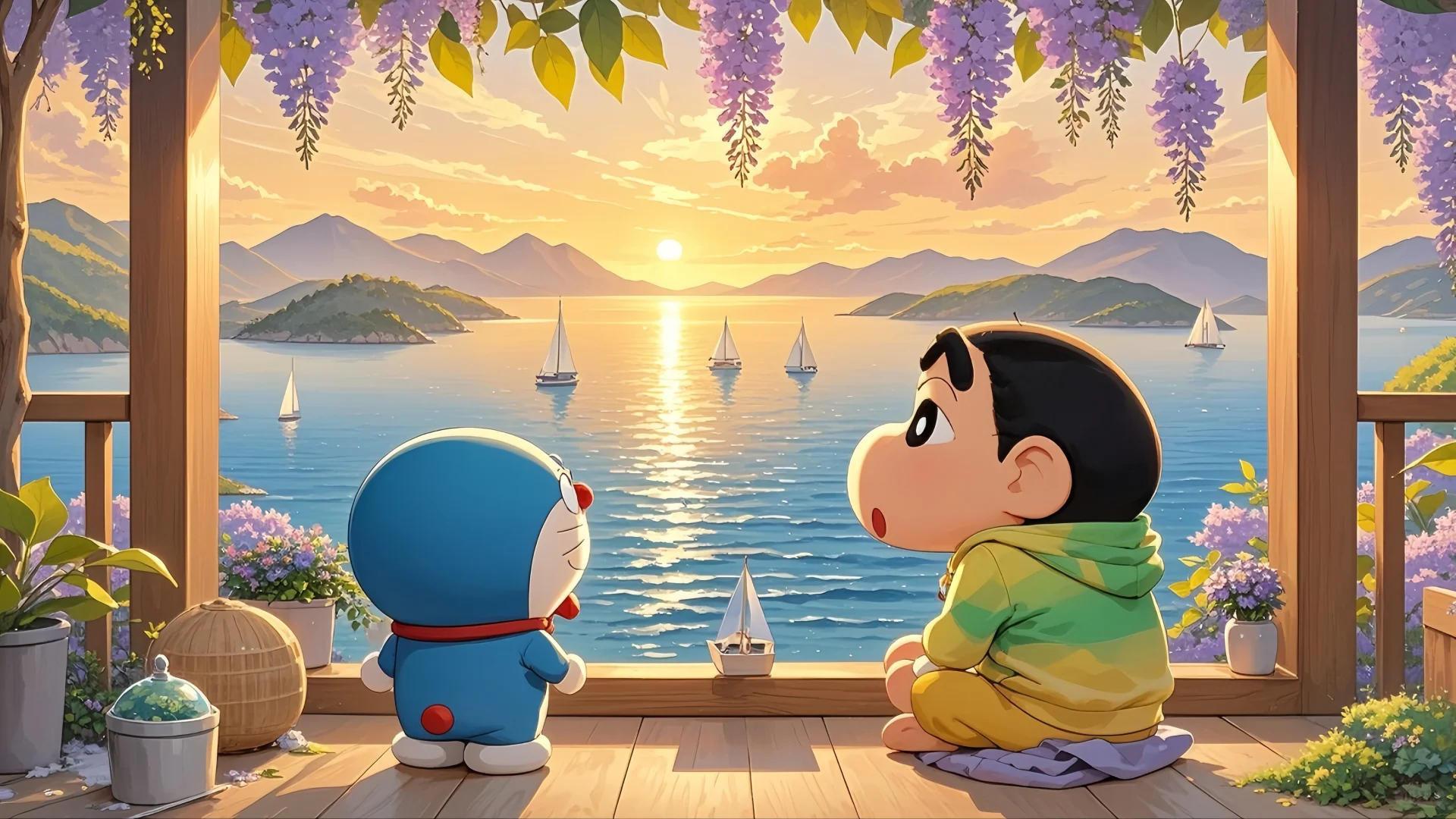 寄一片春日部，置于我的桌案[葡萄R][太阳R]