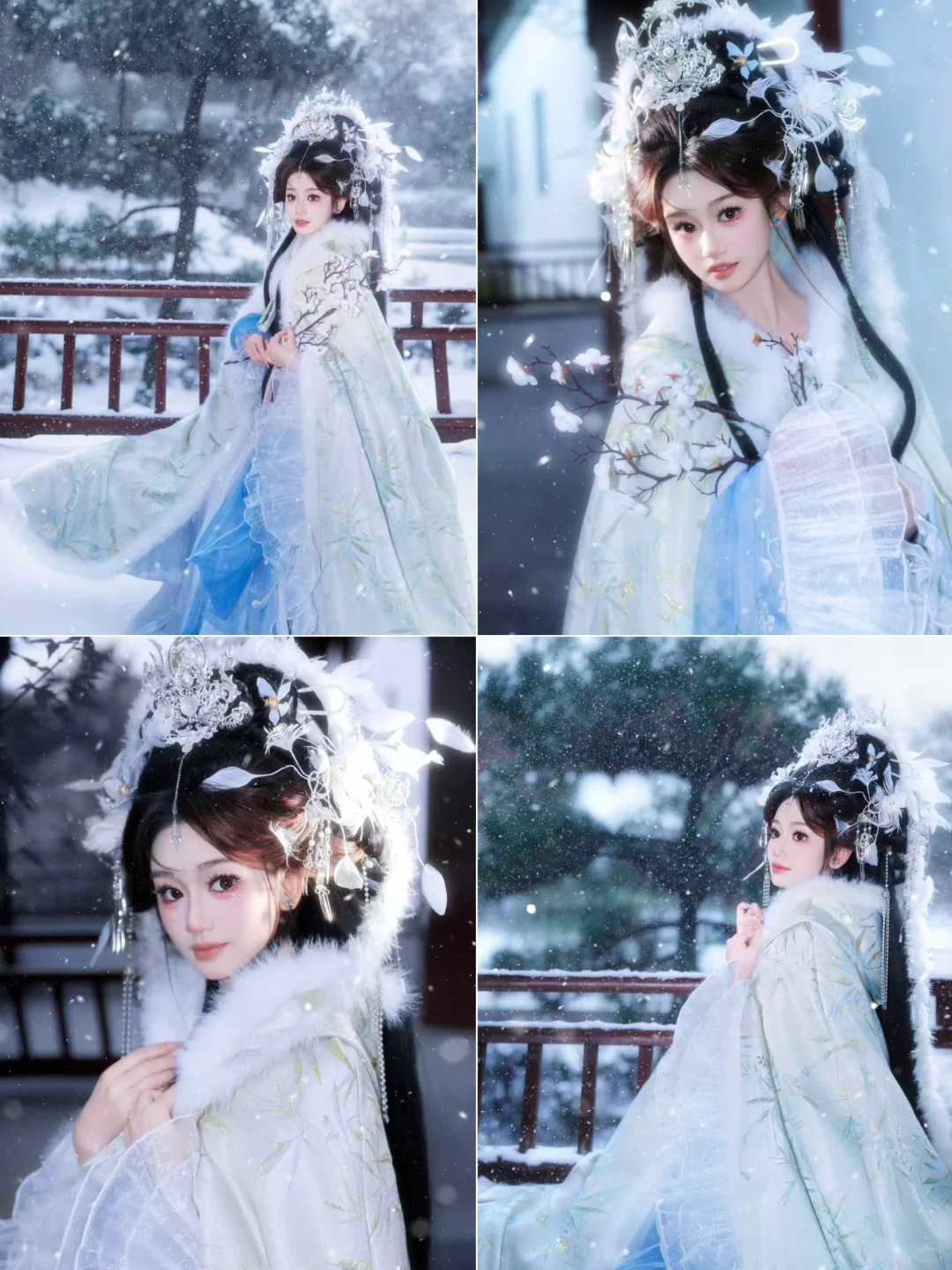 都来拍❗超适合冬天拍的汉服写真来啦～