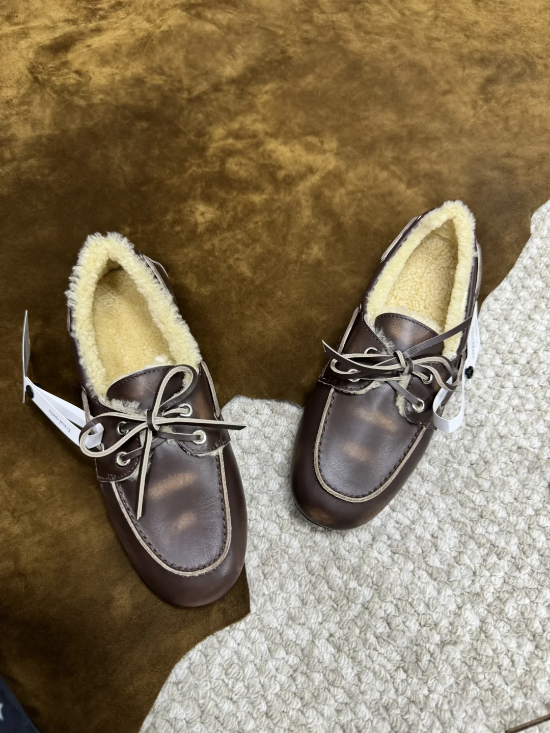 Live直出👞！是我爱的焦糖复古羊羔毛乐福鞋