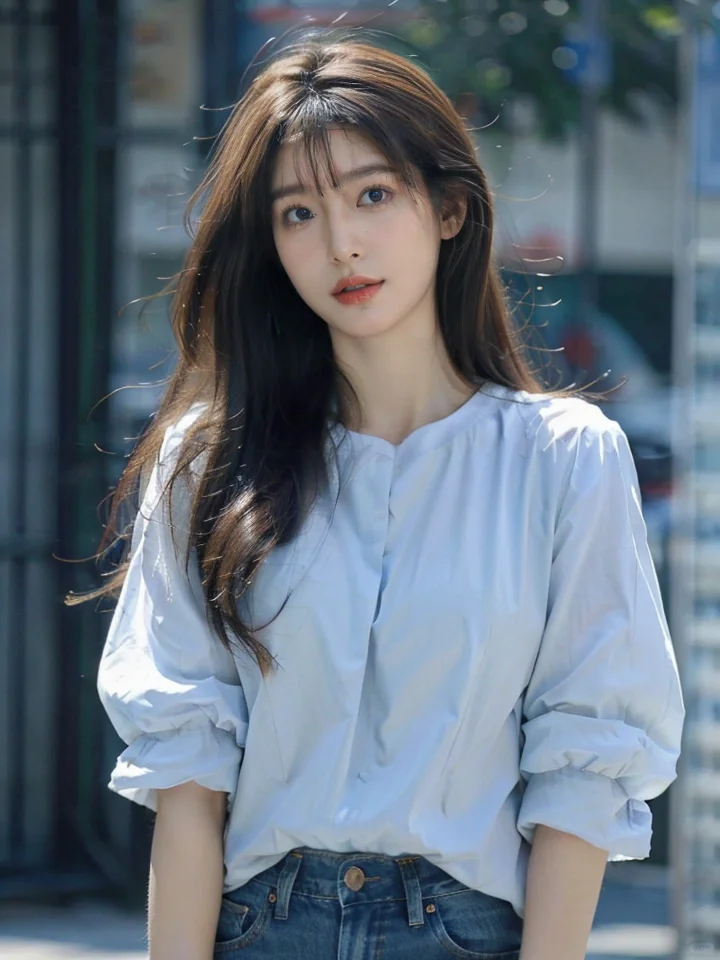 AI绘画 S234｜天然质朴，落落大方的小姐姐