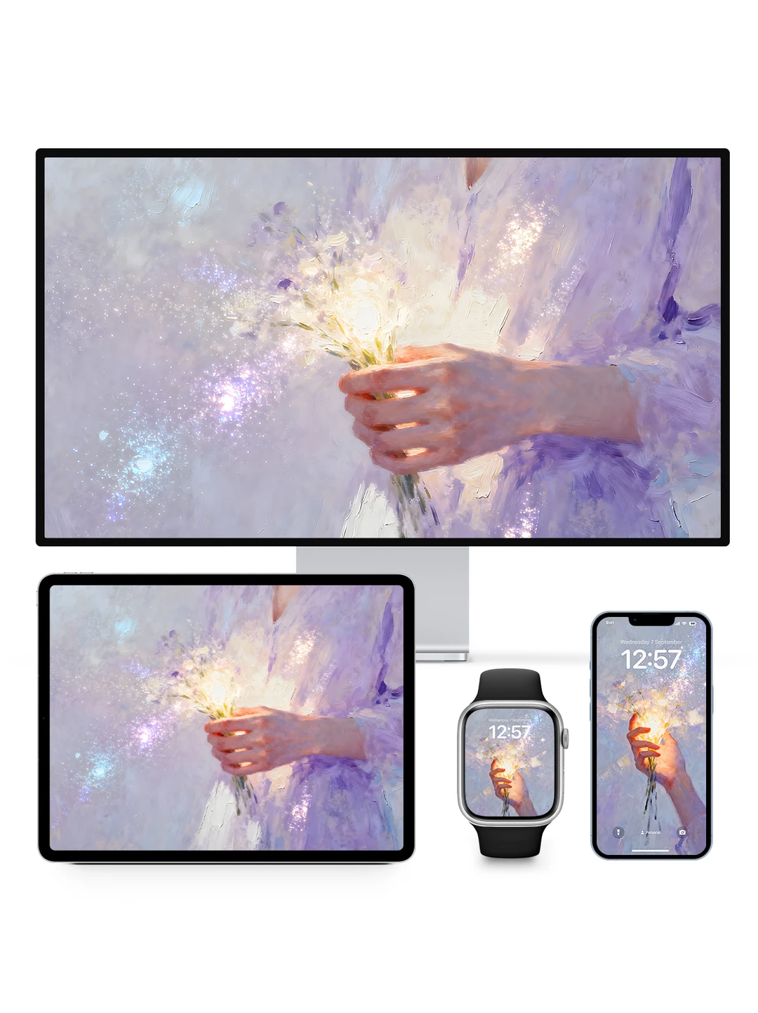 我闪闪发光|正念壁纸Z425