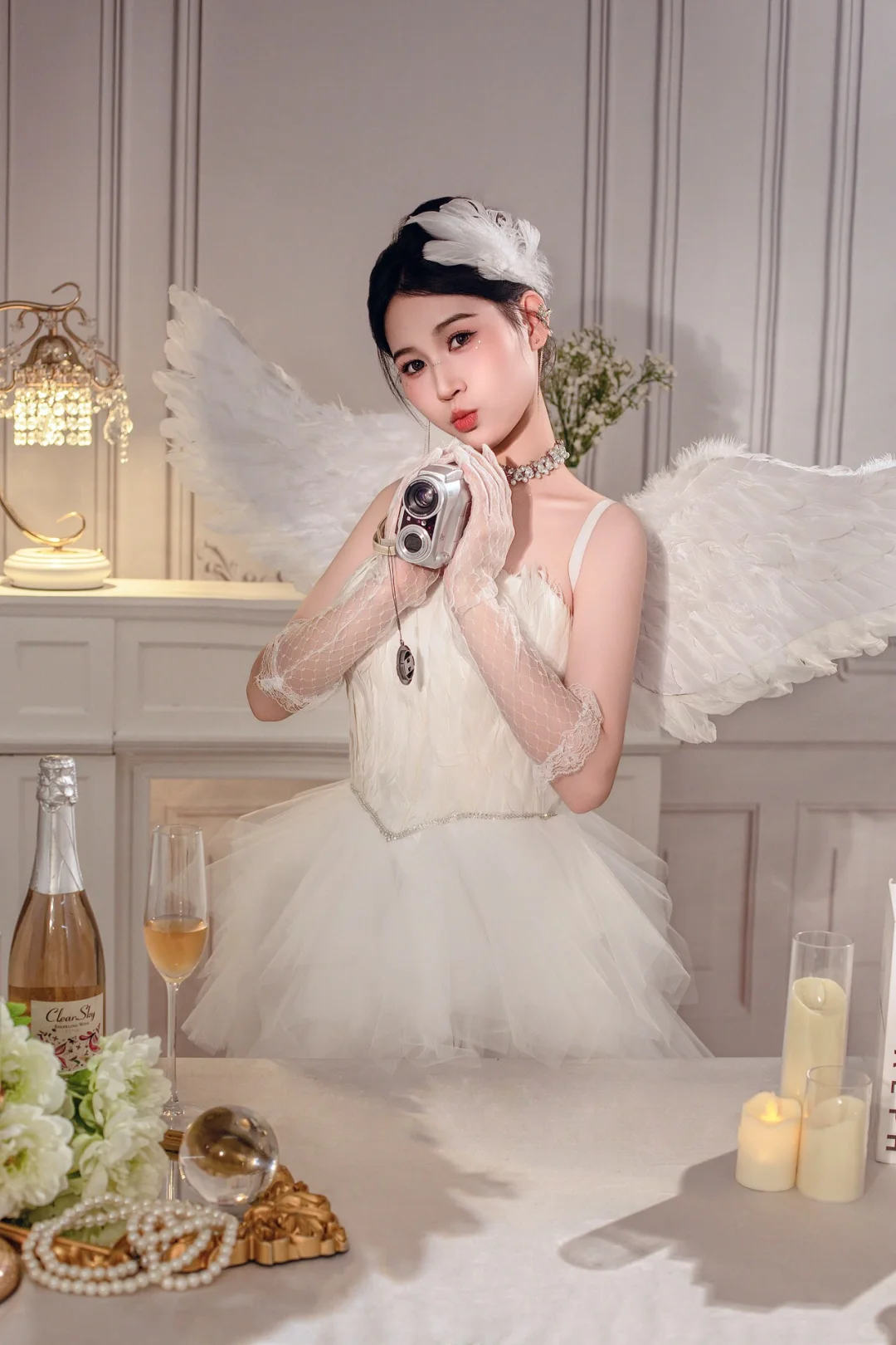 生日写真🎂ins上超火的天使少女写真太绝了❗