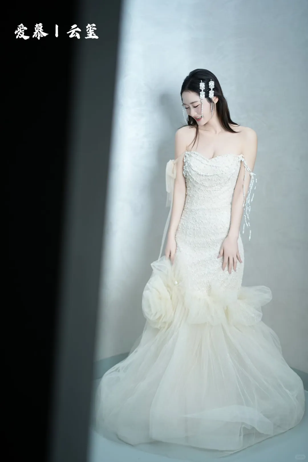 这件婚纱真的好仙好仙啊～