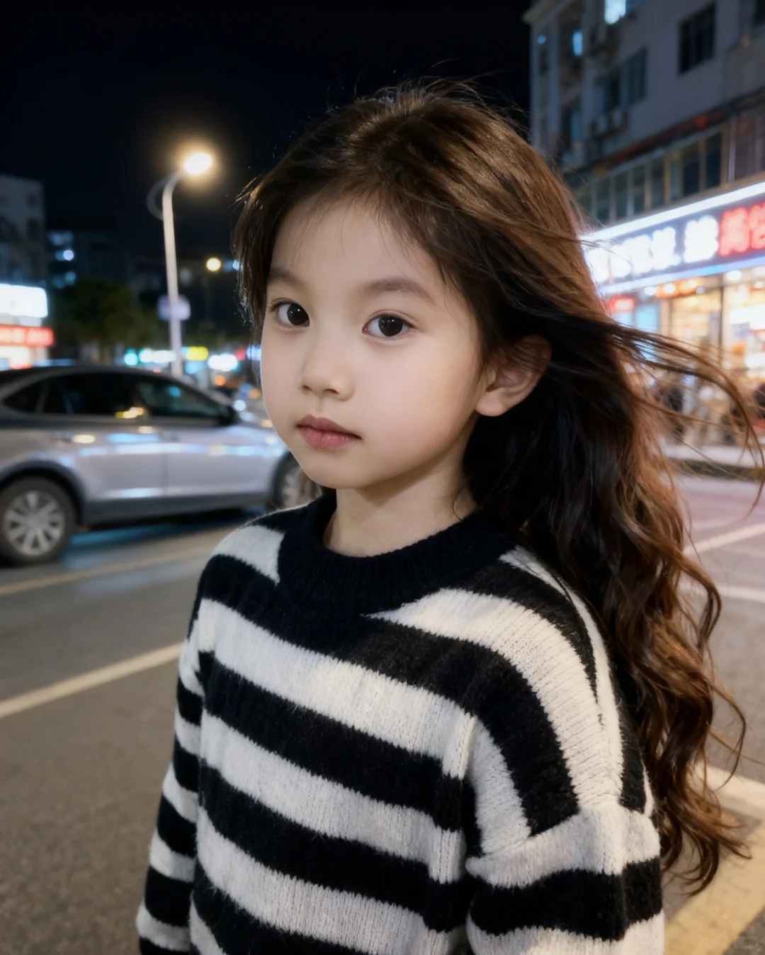 街边的夜景、好美呀、