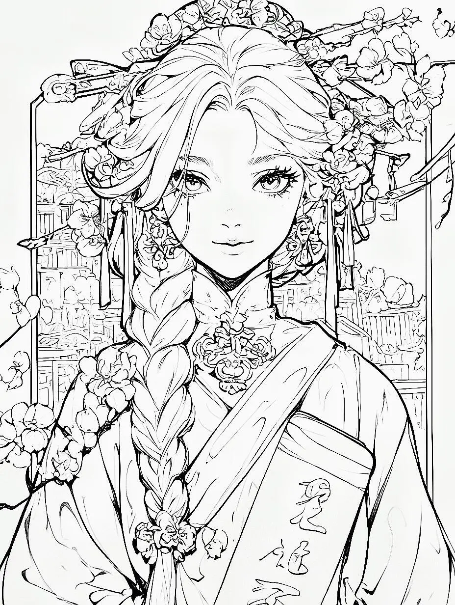 1300➕国风人物线稿素材🥬