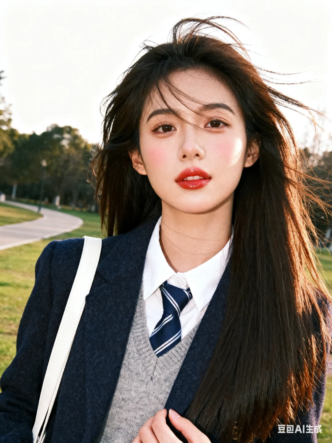 韩系秋日氛围感📷(无成本豆包指令)