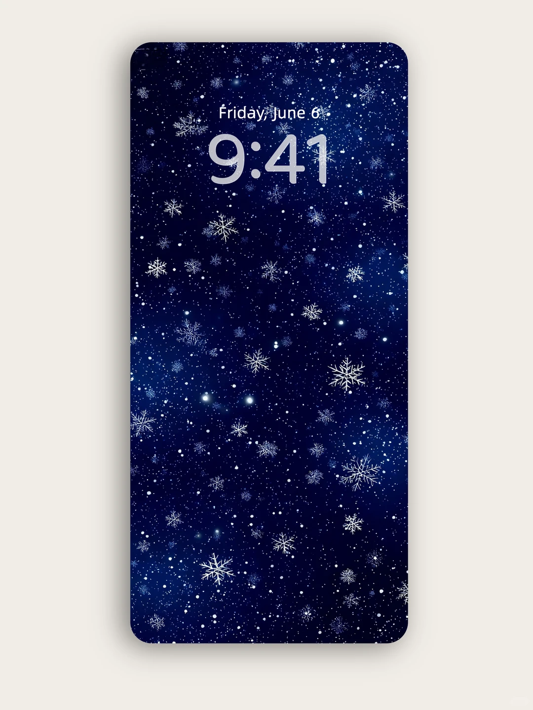 壁纸 | blingbling的雪花飘落