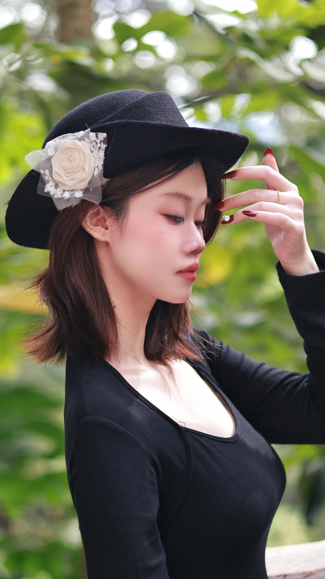 存一些韩系复古复古甜妹的穿搭