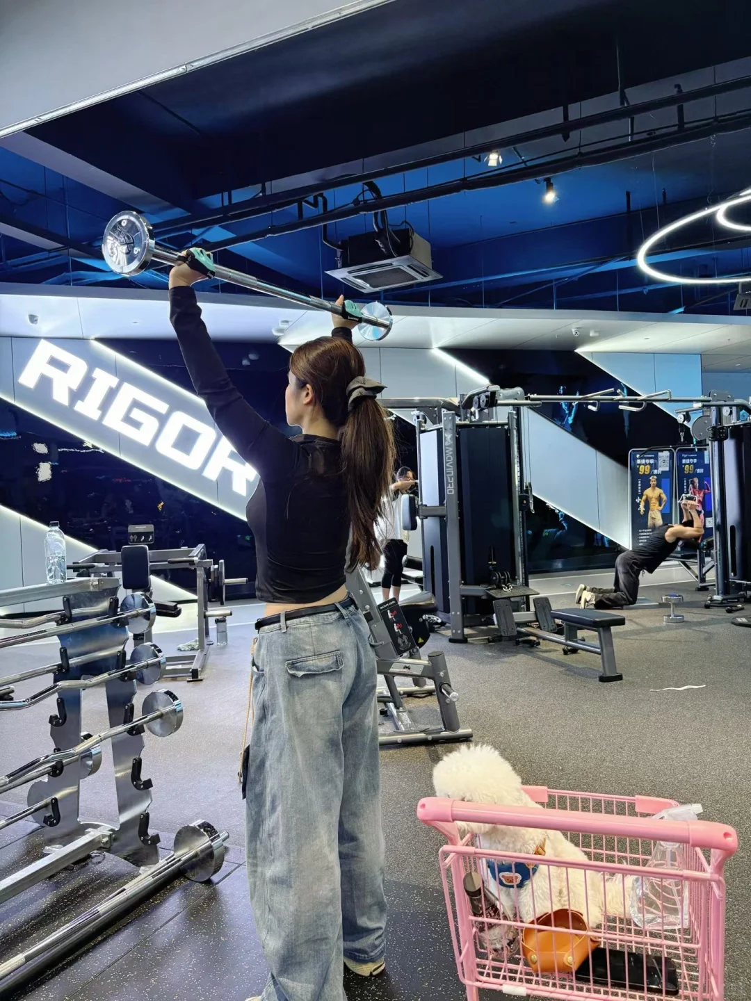 台州黄岩女教练健身房的一天🏋️‍♀️