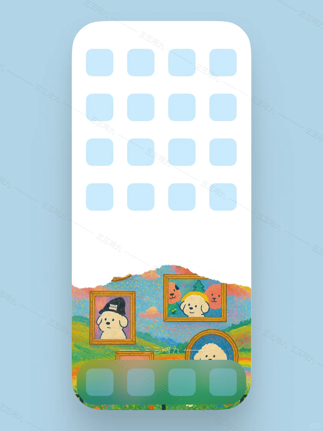 🌈艺术小狗画廊|高级感治愈系壁纸|859