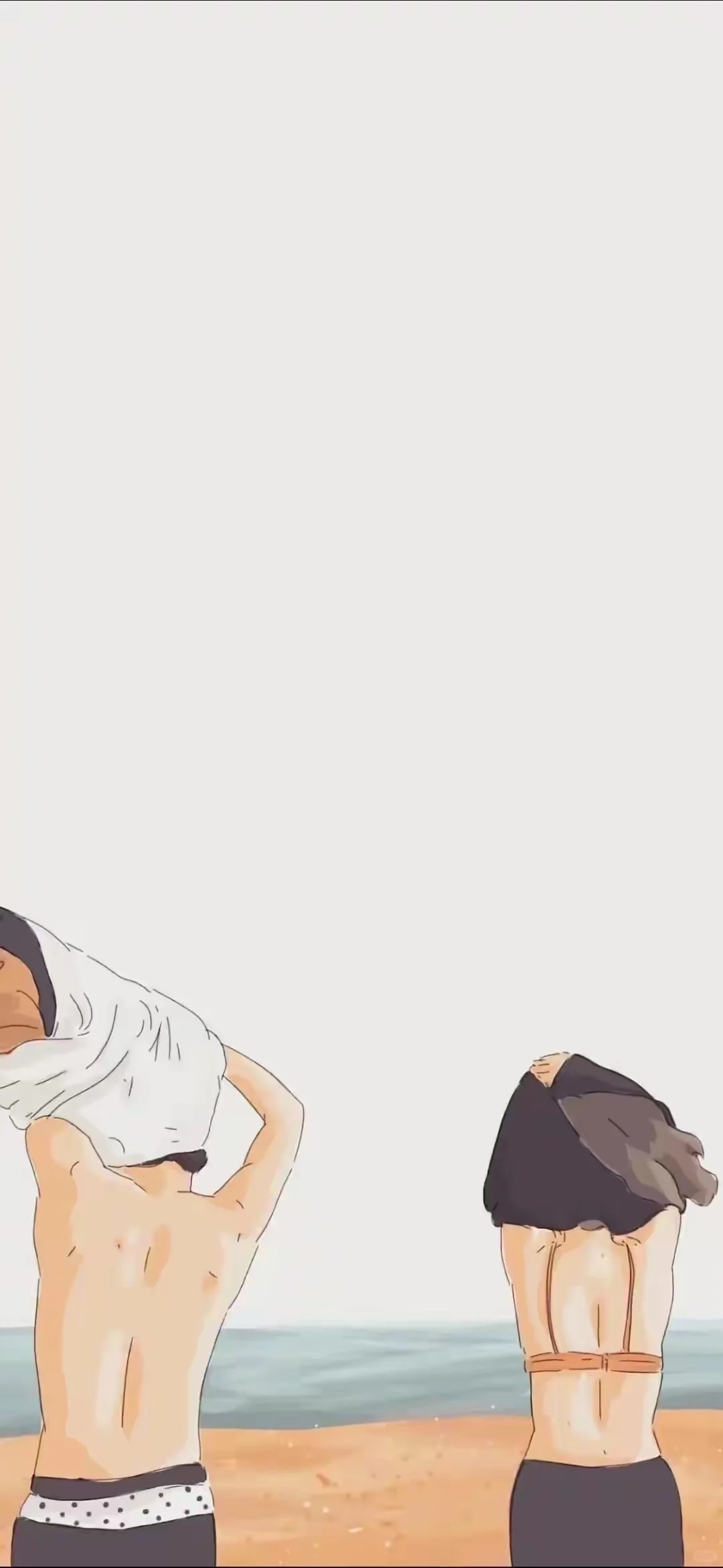 送给你们情侣个性又可爱的壁纸😘😘😘