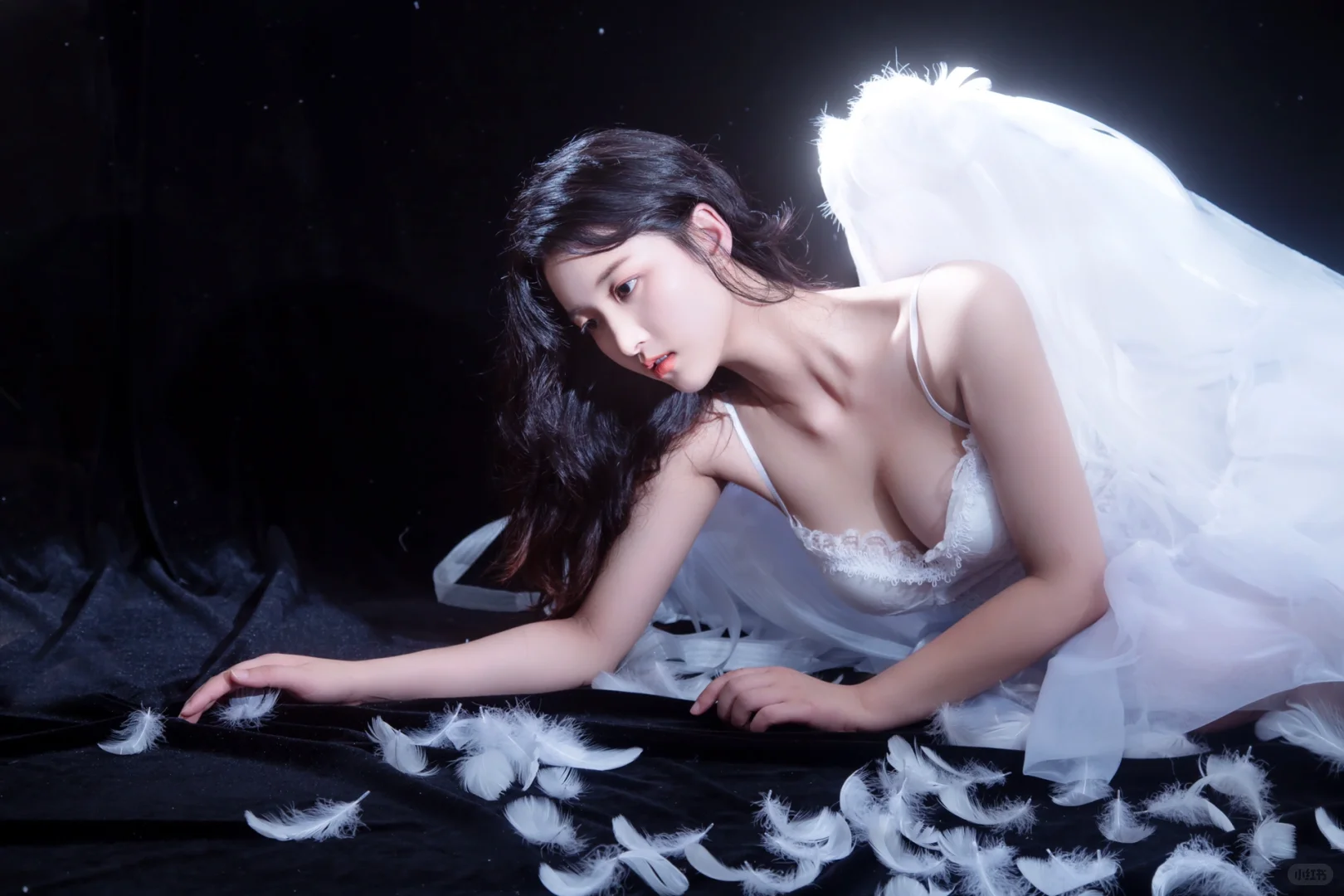 破碎感天使写真拍照姿势