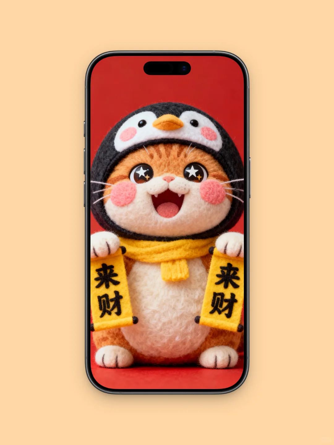 每日壁纸分享——毛毡猫猫系列（手机版）