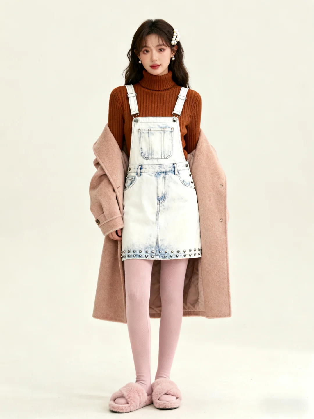 这样穿真的好甜好韩～背带裙～