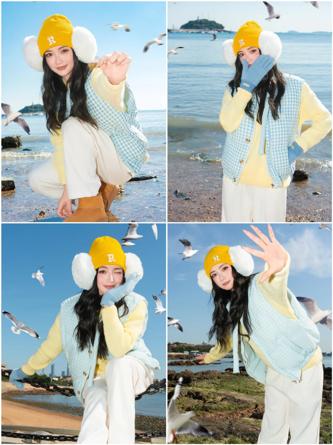 冬日写真来青岛这样拍📸海鸥都为你驻足❗