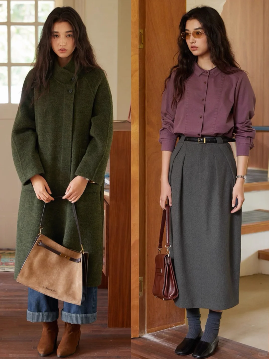 “复古色彩叠穿”法式穿搭：Solighter