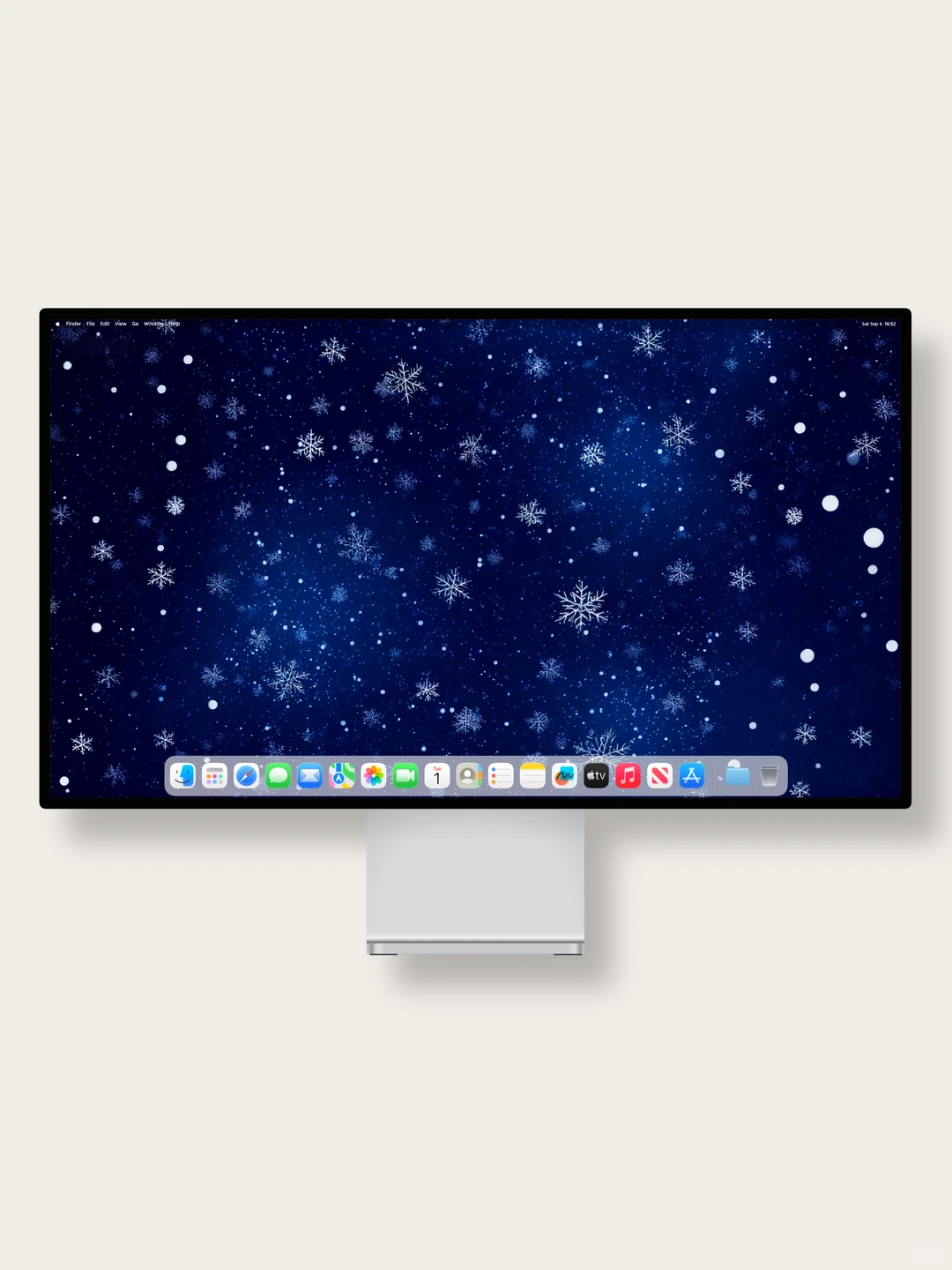 壁纸 | blingbling的雪花飘落