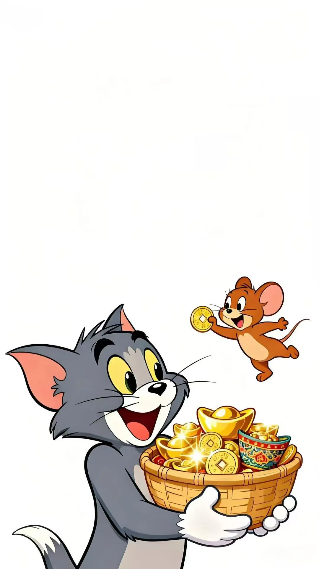 猫和老鼠接金壁纸