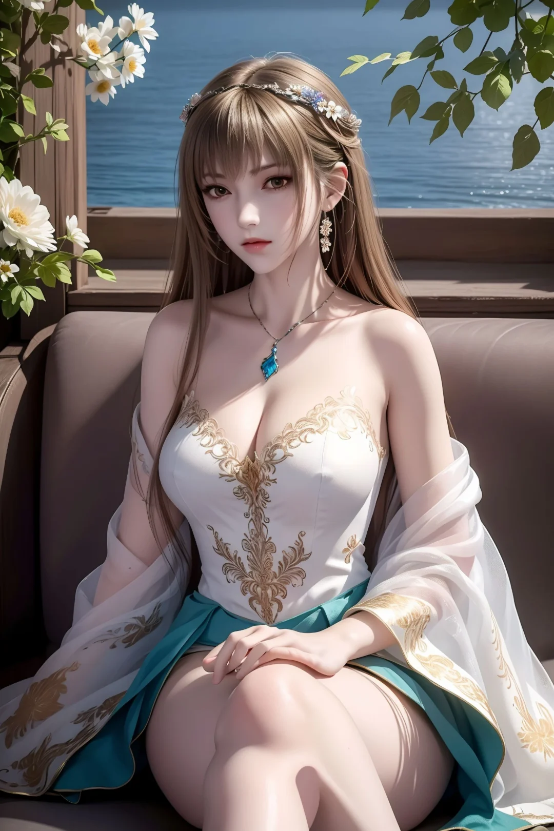 Ai绘画 作品人物二国漫女神