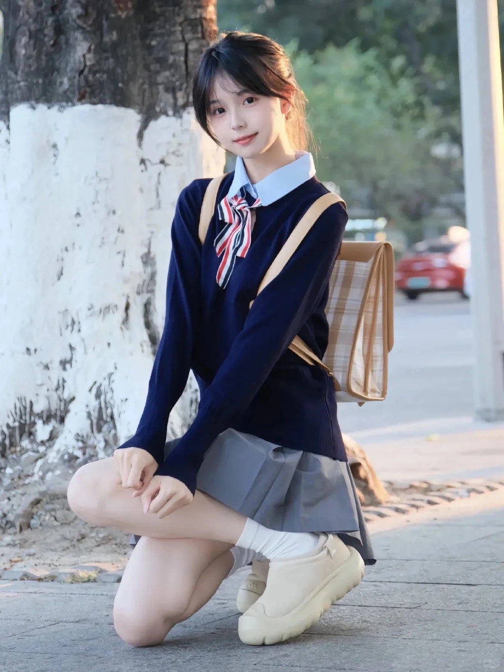 青春校园，温婉动人的青葱学妹