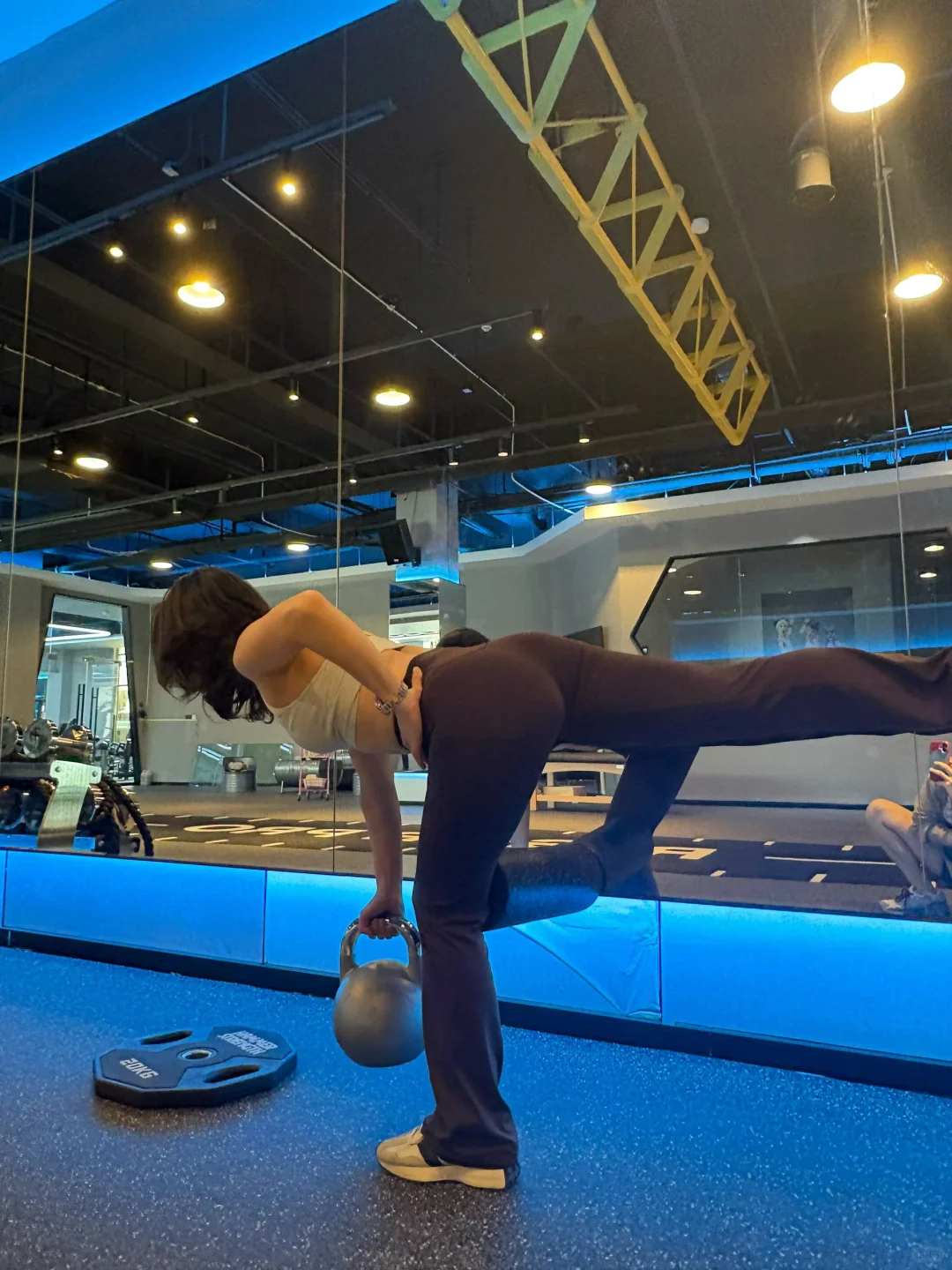 台州黄岩女教练健身房的一天🏋️‍♀️