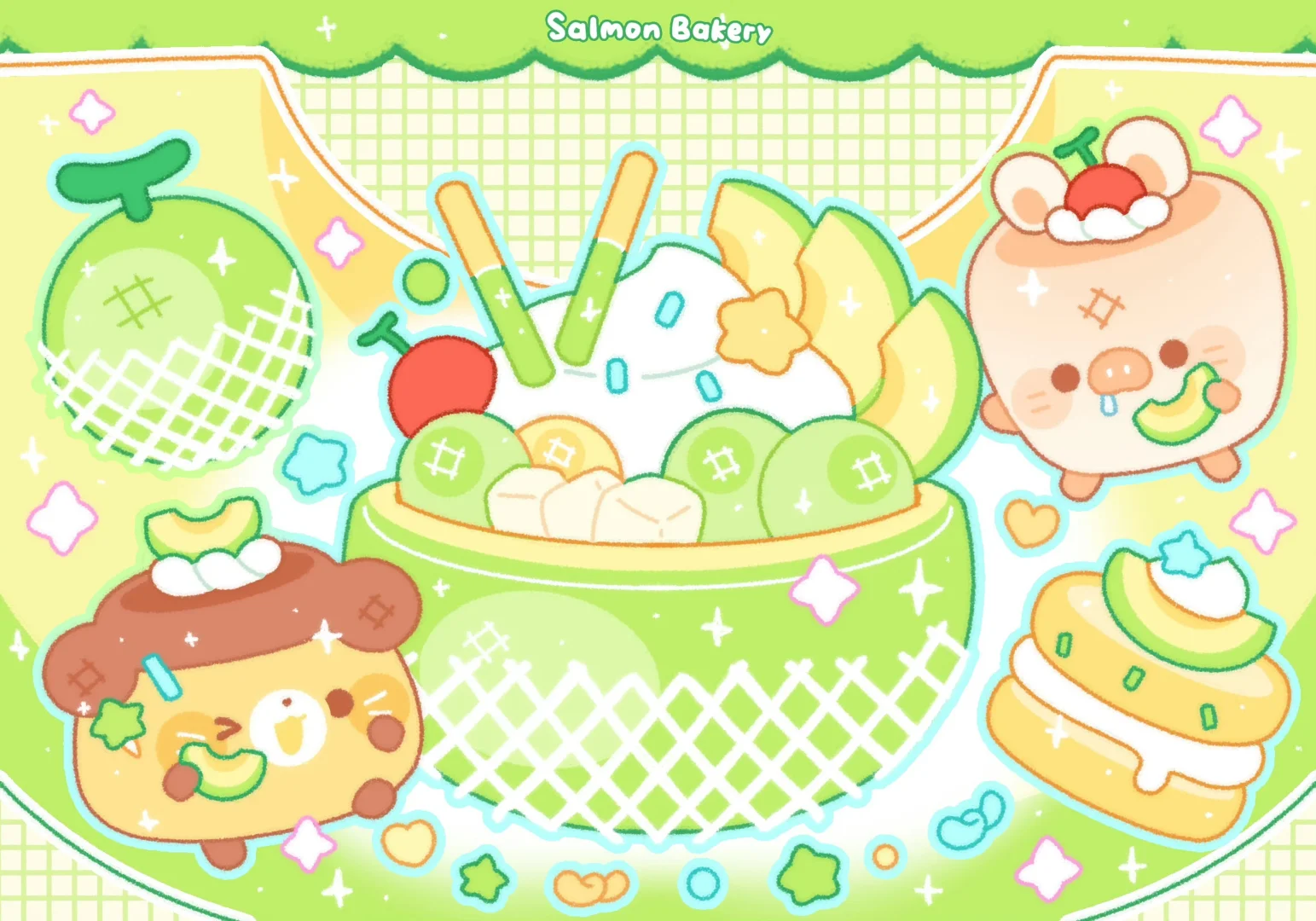 iPad壁纸｜甜品系列套图