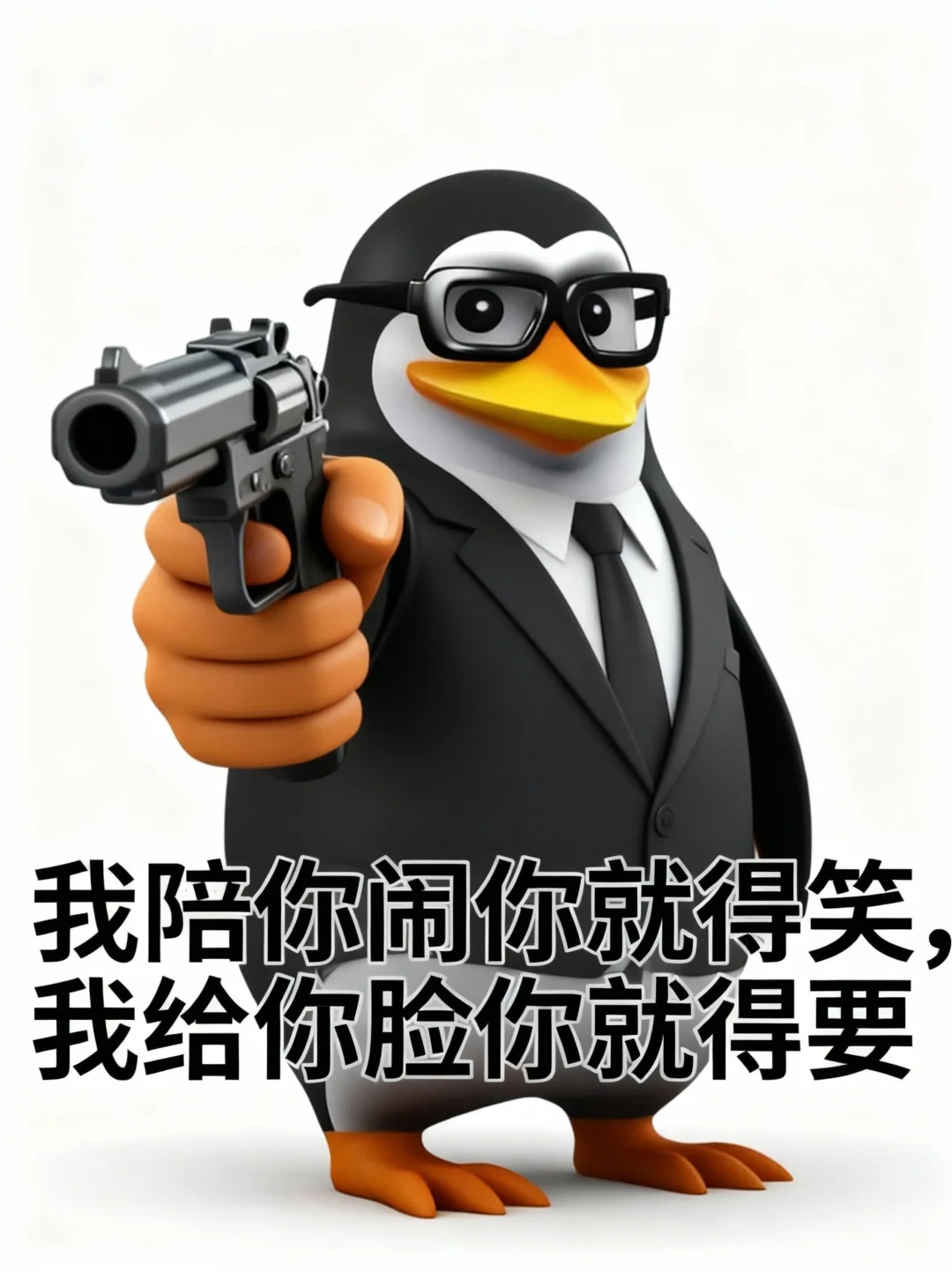 抽象企鹅表情包