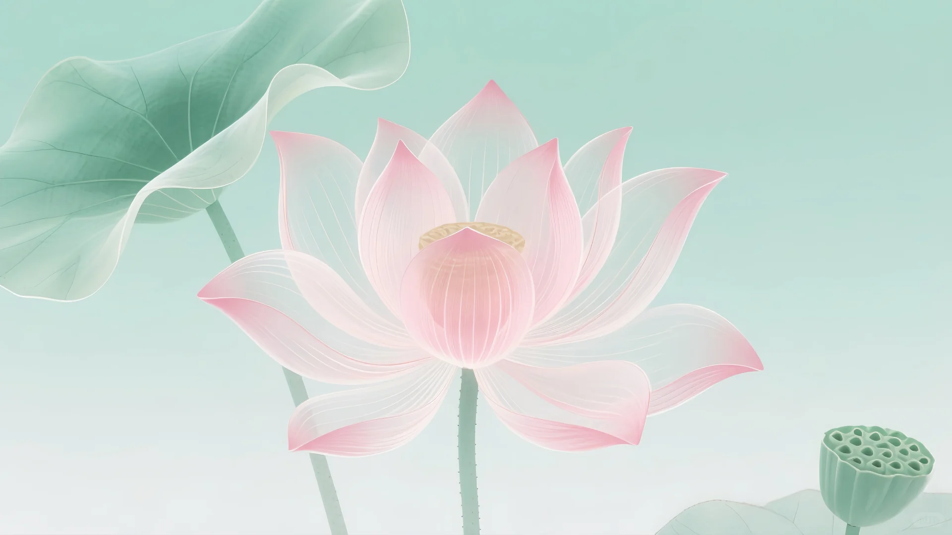 🪷电脑壁纸丨国风荷韵，好事莲莲