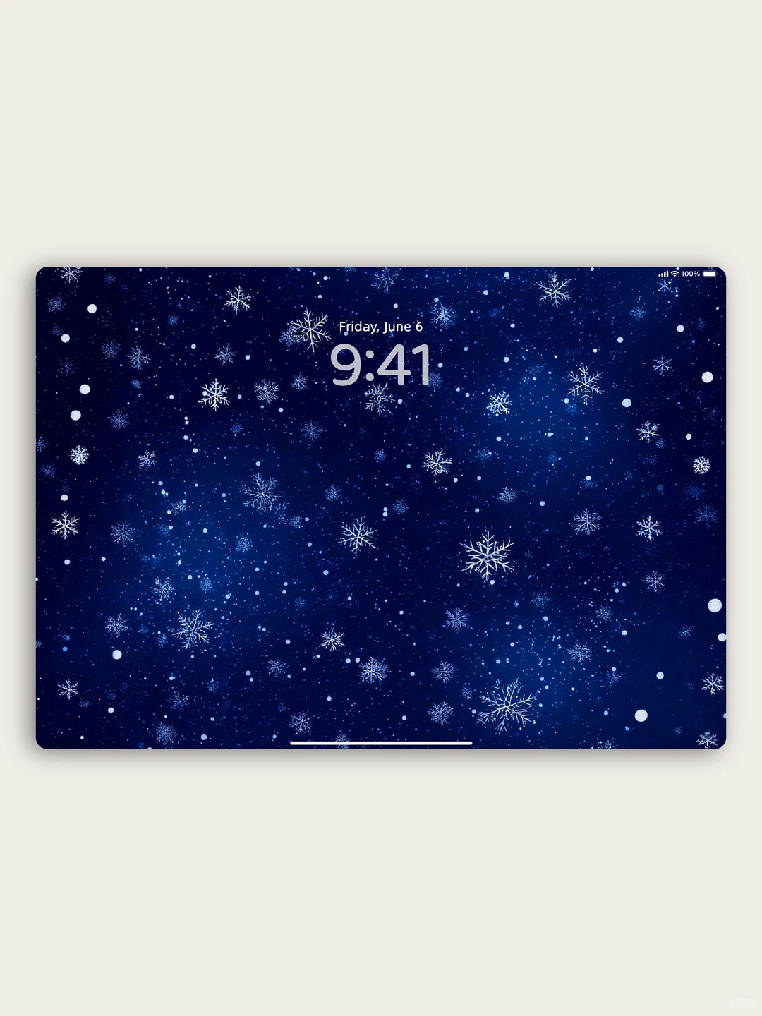 壁纸 | blingbling的雪花飘落