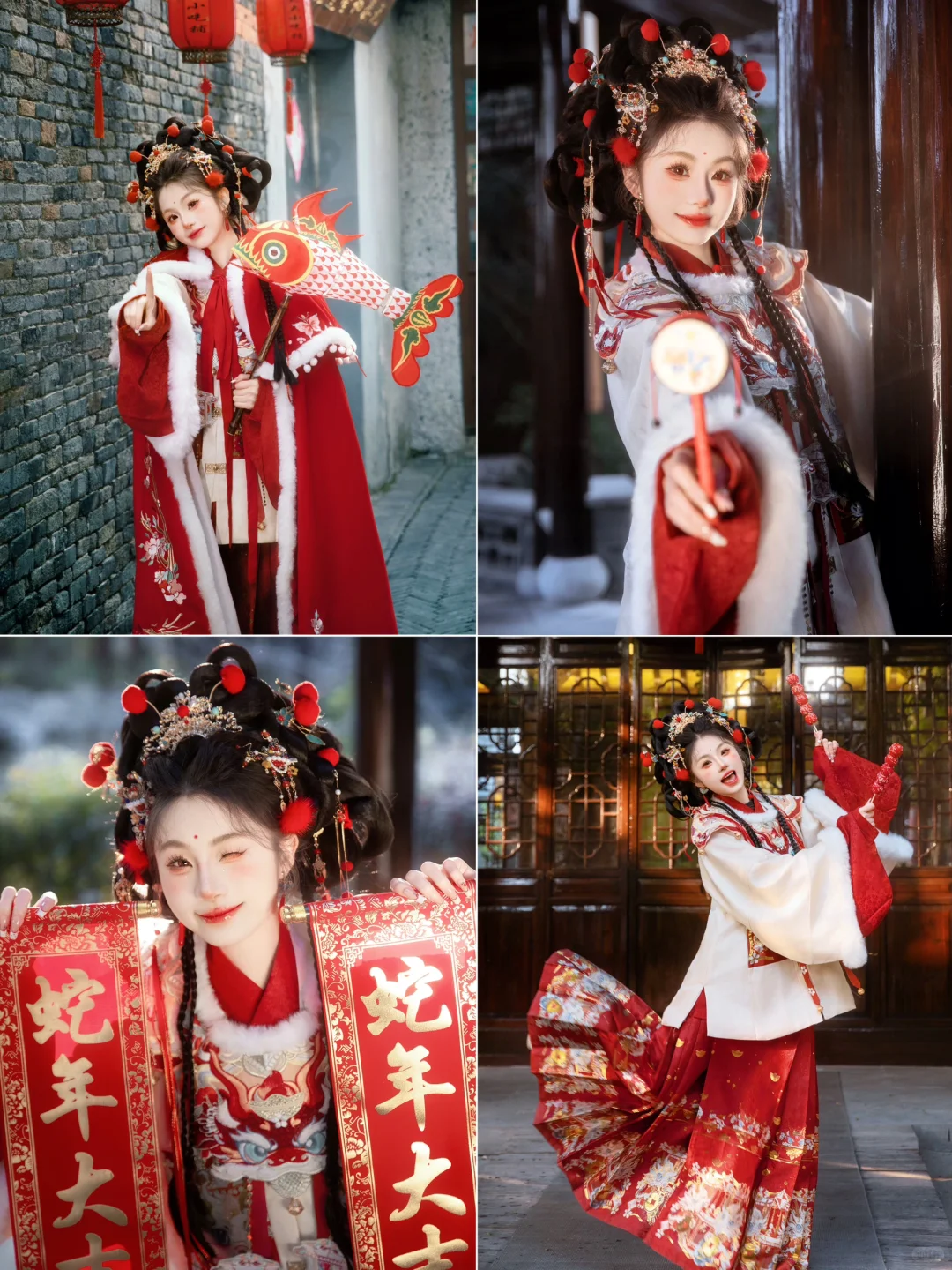 都来拍❗超适合冬天拍的汉服写真来啦～