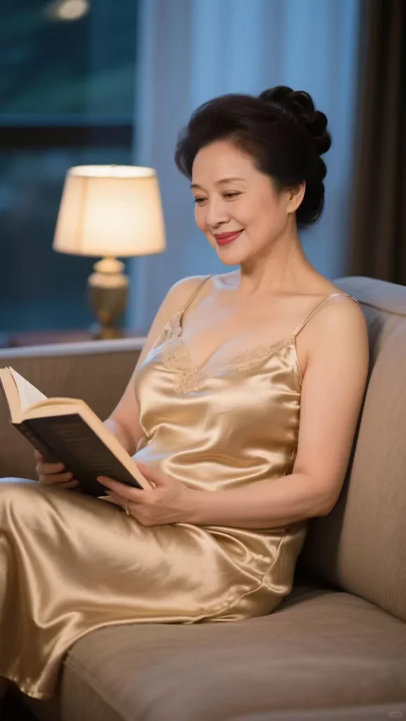 成熟韵味流淌，48岁阿姨散发迷人芬芳