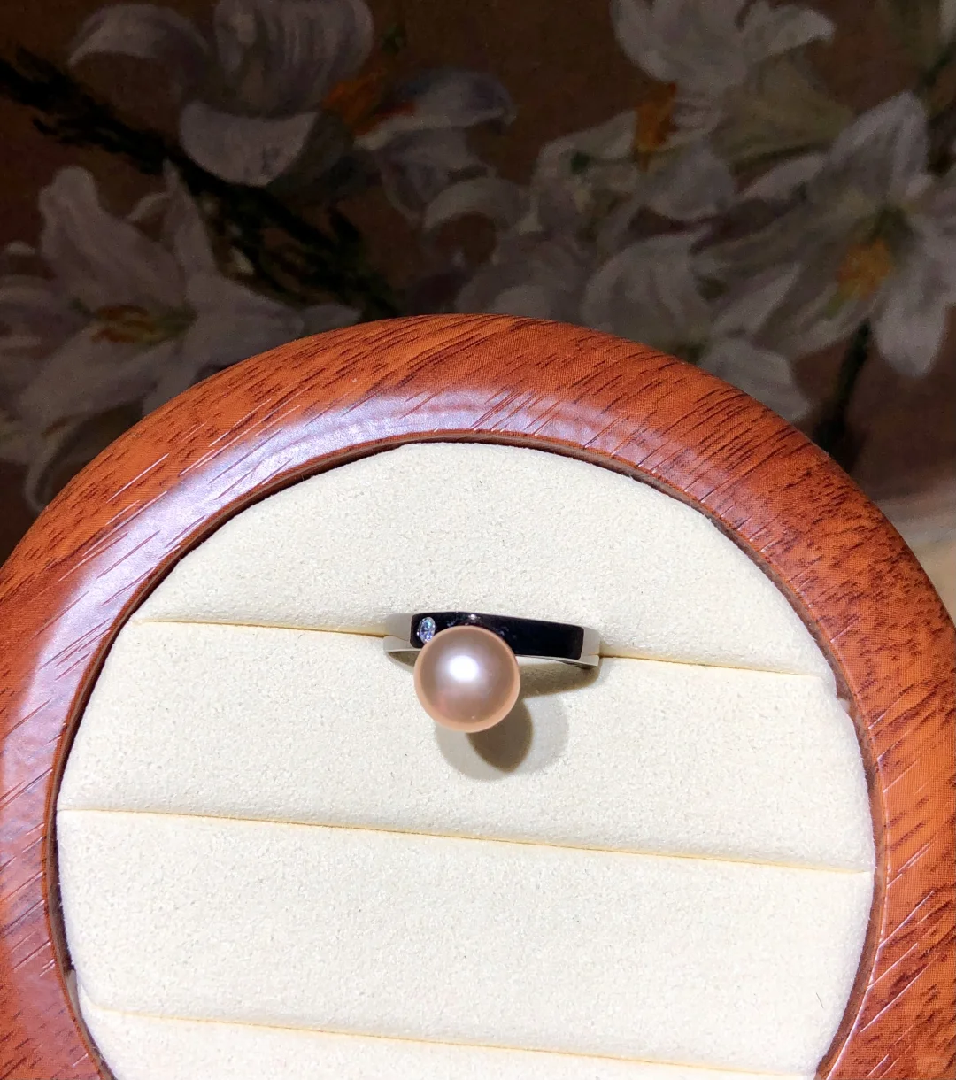 ◾️黑金配色｜天然珍珠戒指