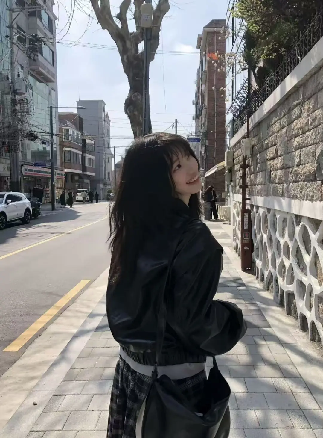 秋冬叠穿皮衣真的好韩