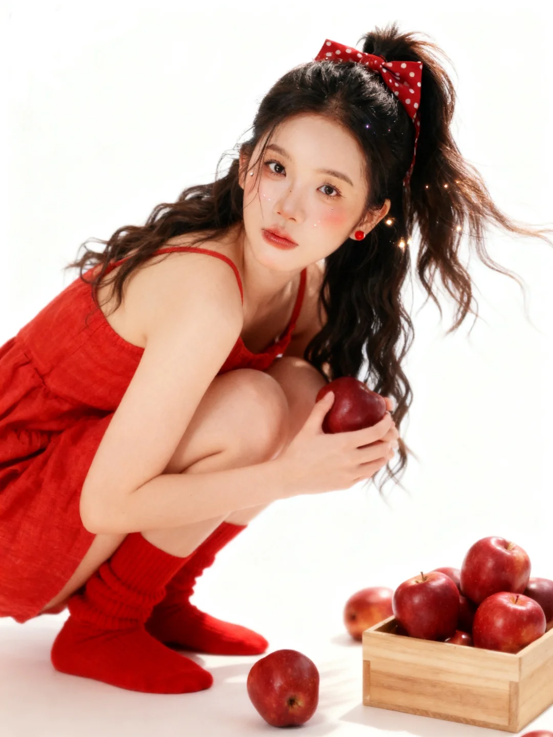 🍎苹果少女写真AI指令已送达