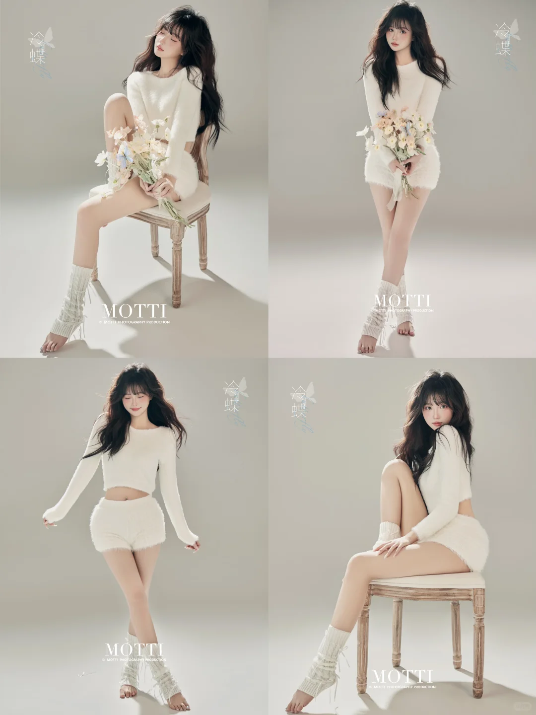 奶fufu的韩系写真🌸少女与鲜花撞了个满怀