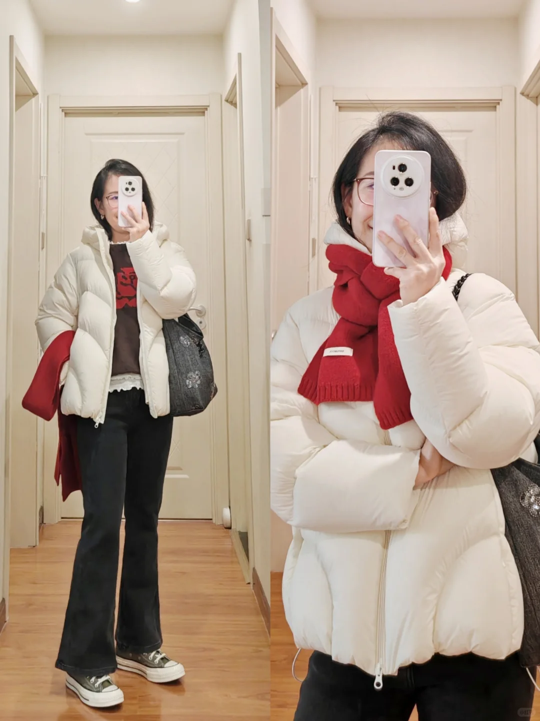 155/92 小个子的简单穿搭 保暖最重要