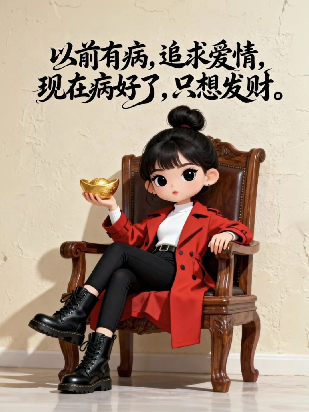 Ai绘画丨做一个人间清醒的拽女人