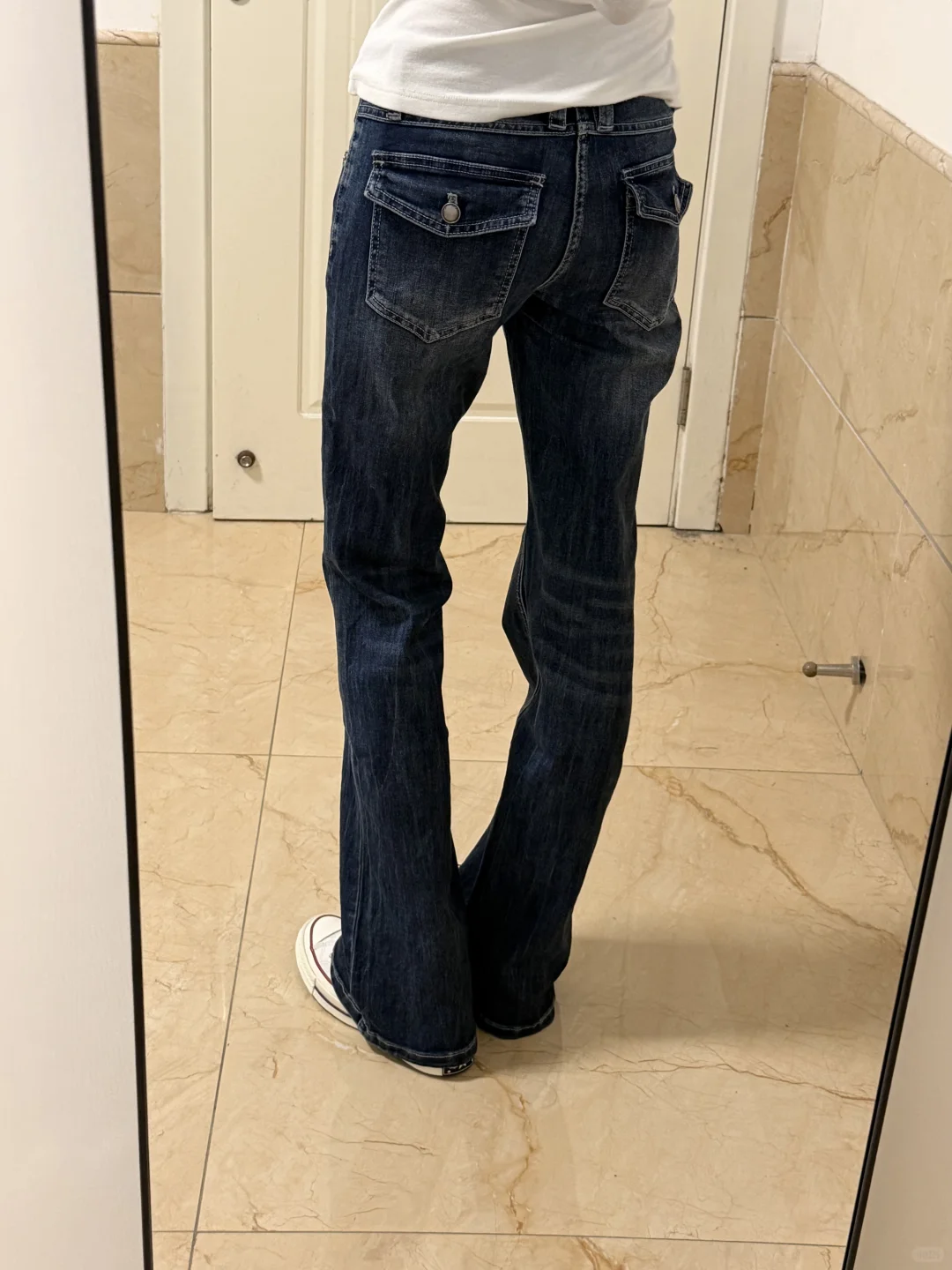 好显瘦的微喇裤好复古！！