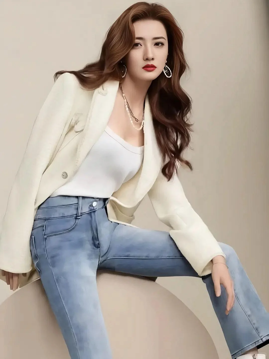 明艳系女神的颜值暴击