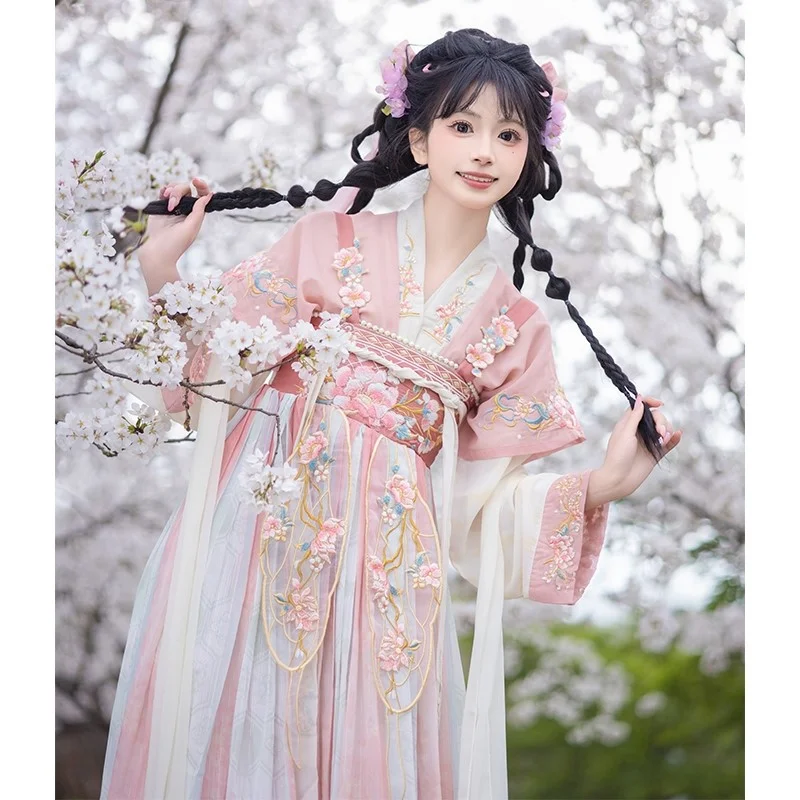 原创汉服女春夏新款齐胸汉元素古风仙气日常