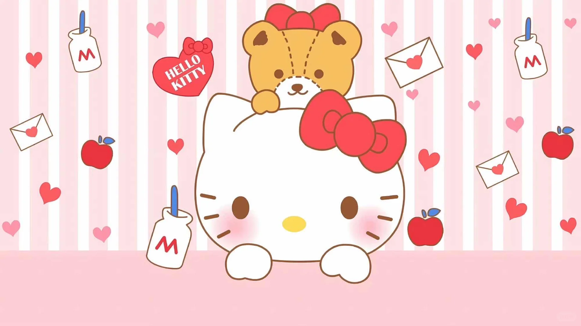 一些可爱的helloKitty电脑/ipad桌面壁纸