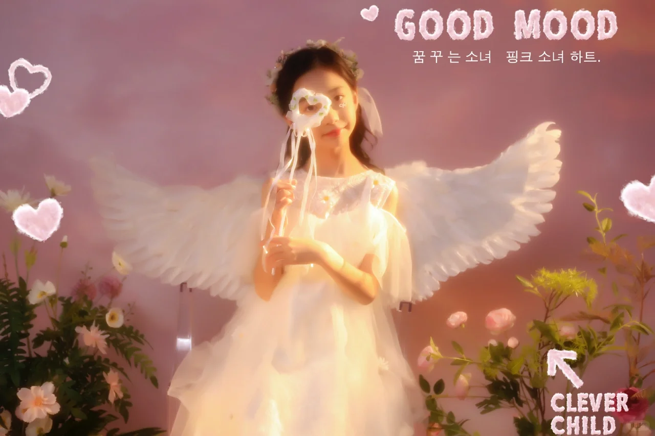 坠落人间的精灵梦幻天使少女写真 这“精灵”