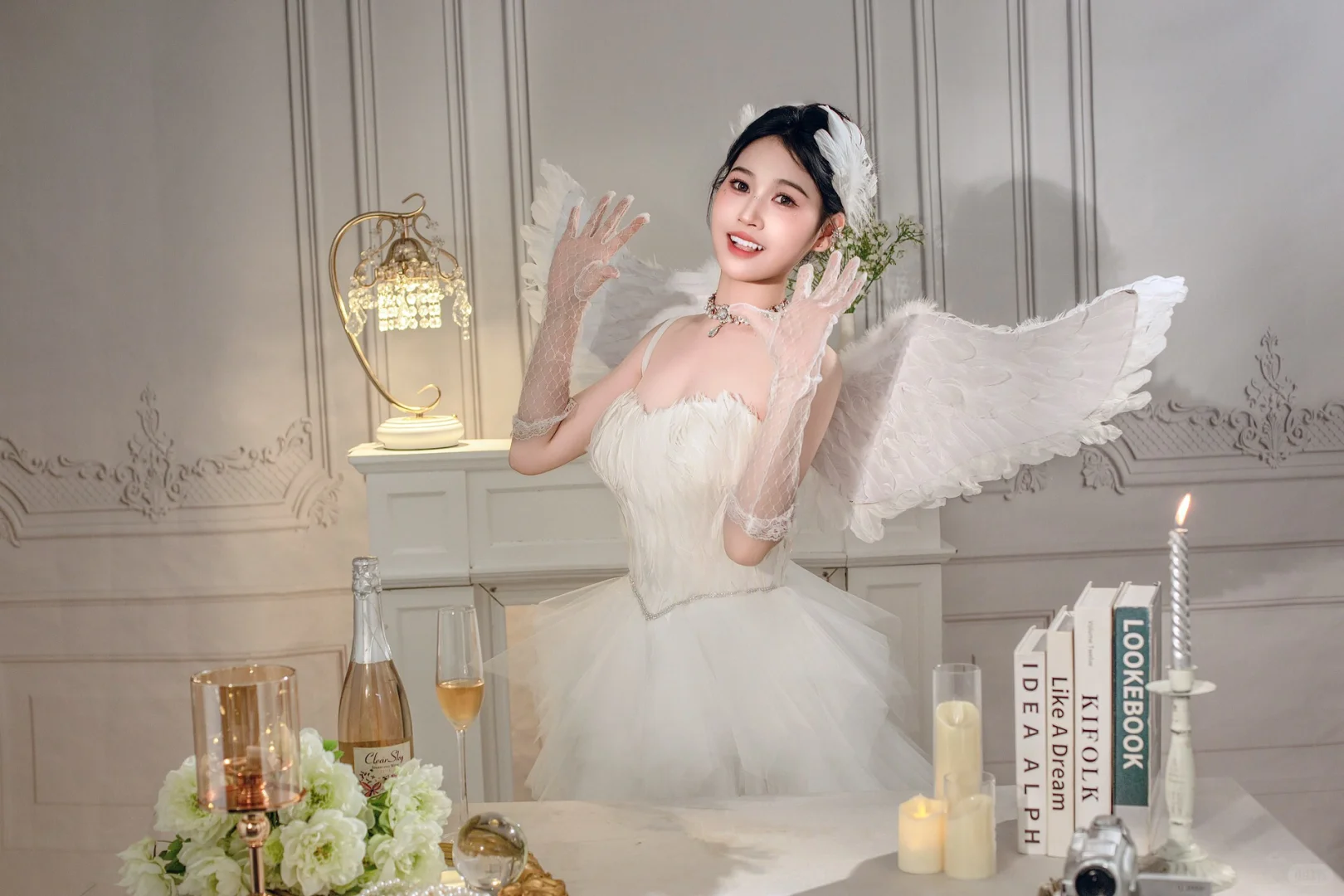 生日写真🎂ins上超火的天使少女写真太绝了❗